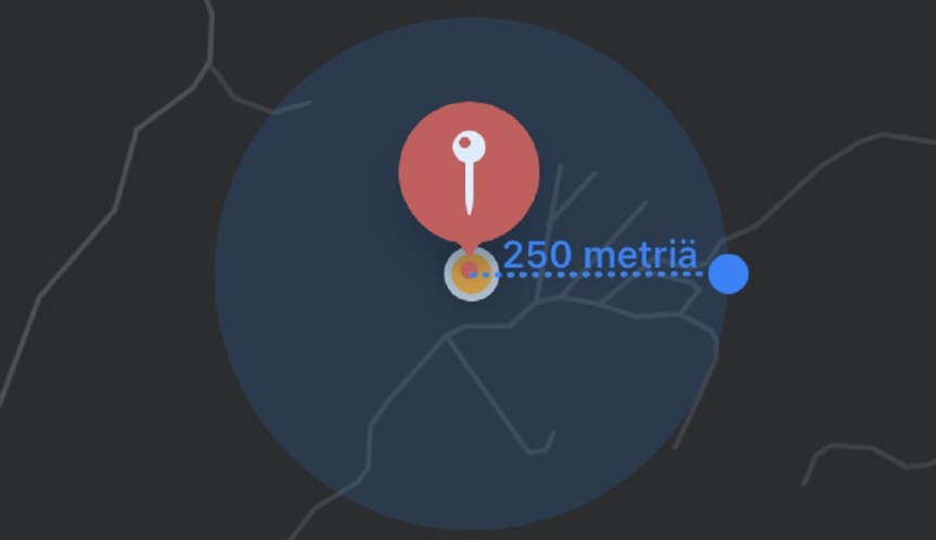 Geofence alueen koon kasvattaminen – Apple&nbsp;Homekit