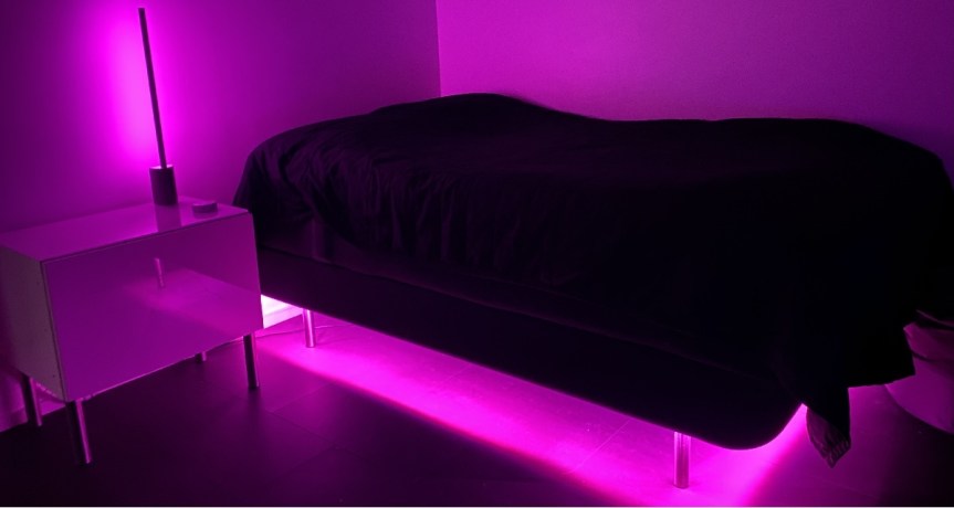 Led-nauha sängyn alle – Philips Hue&nbsp;kokemuksia