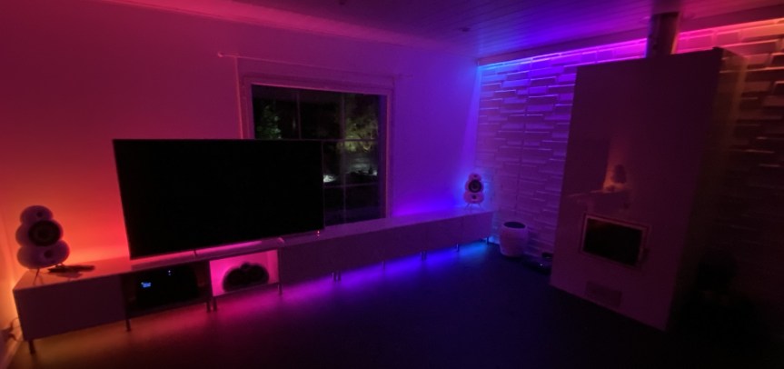 Hue Gradient Lightstrip – valaistusskenaarion manuaalinen&nbsp;säätäminen