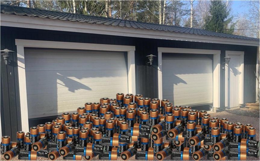 iSmartgate – ovisensori kuluttaa paristoja,&nbsp;paljon